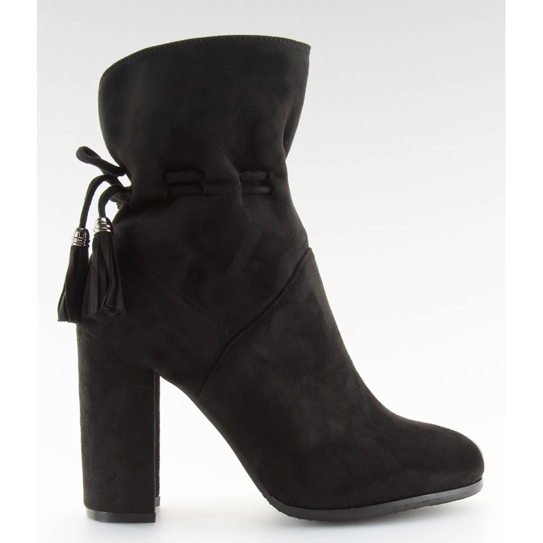 Black boots with wide heels 1318 black Black boots with wide heels 1318 black