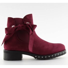 Boots Jodhpur boots burgundy DR11798-64 wine red