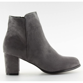 Classic gray gray high heels grey