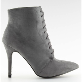 Ankle boots gray LB-229 gray grey