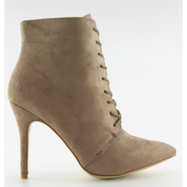 Ankle boots on beige LB-229