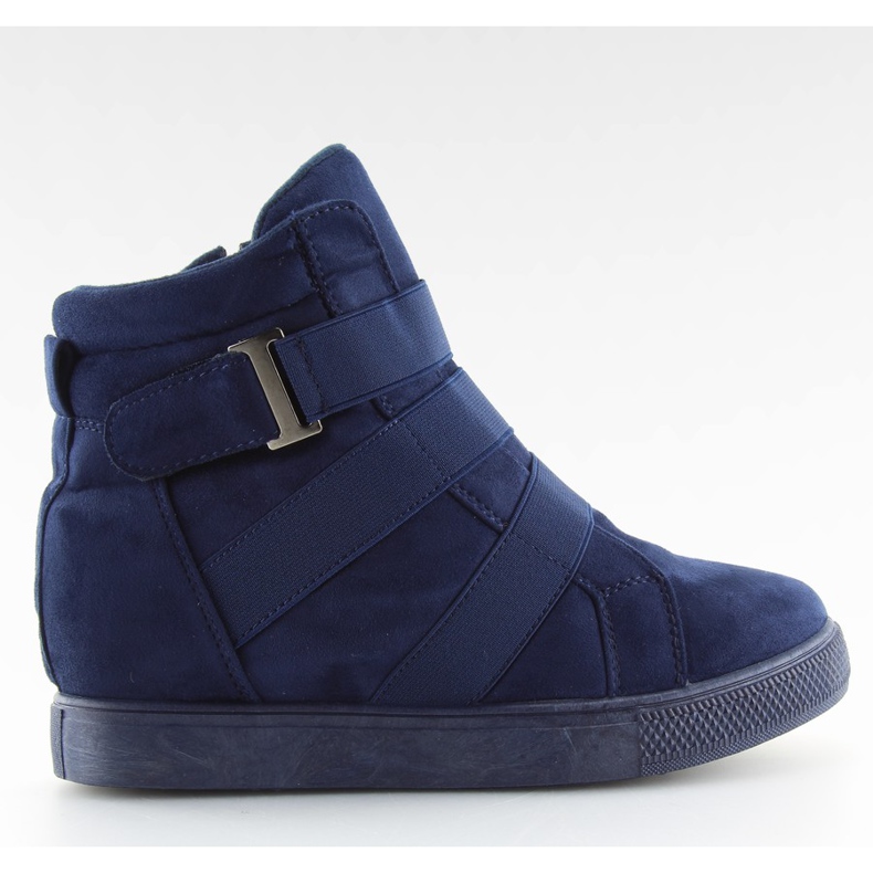 Sneakers with rubber navy blue H7191 azul