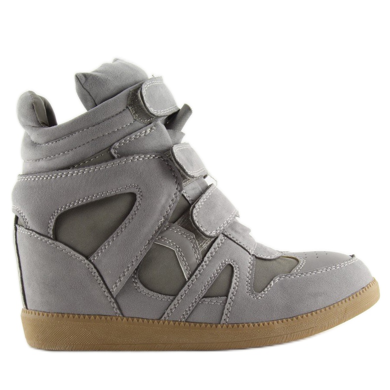 Gray Women's gray sneakers BZ8386-KB Gray grey