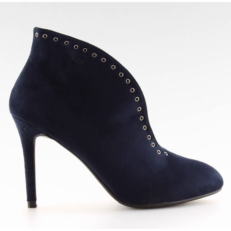 High heels with navy blue 1660-251 blue