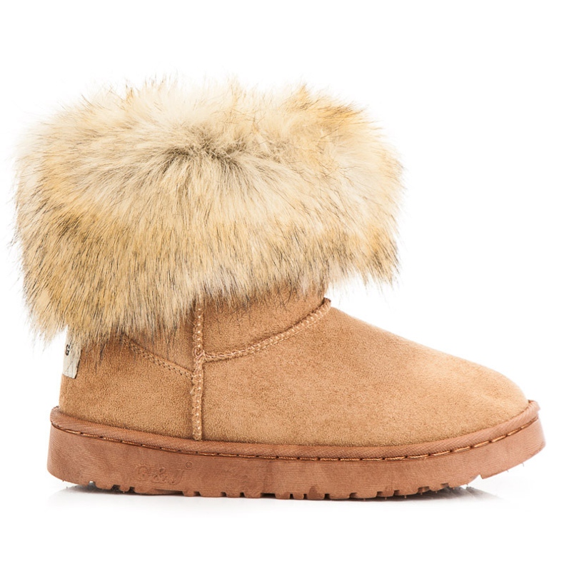 Bella Paris Camel Mukluki brown
