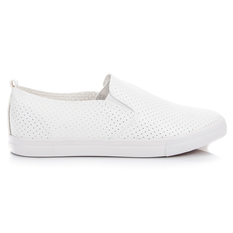 Sport Openwork Slip On Sneakers white
