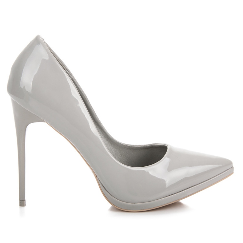 Vinceza Light gray high heels grey
