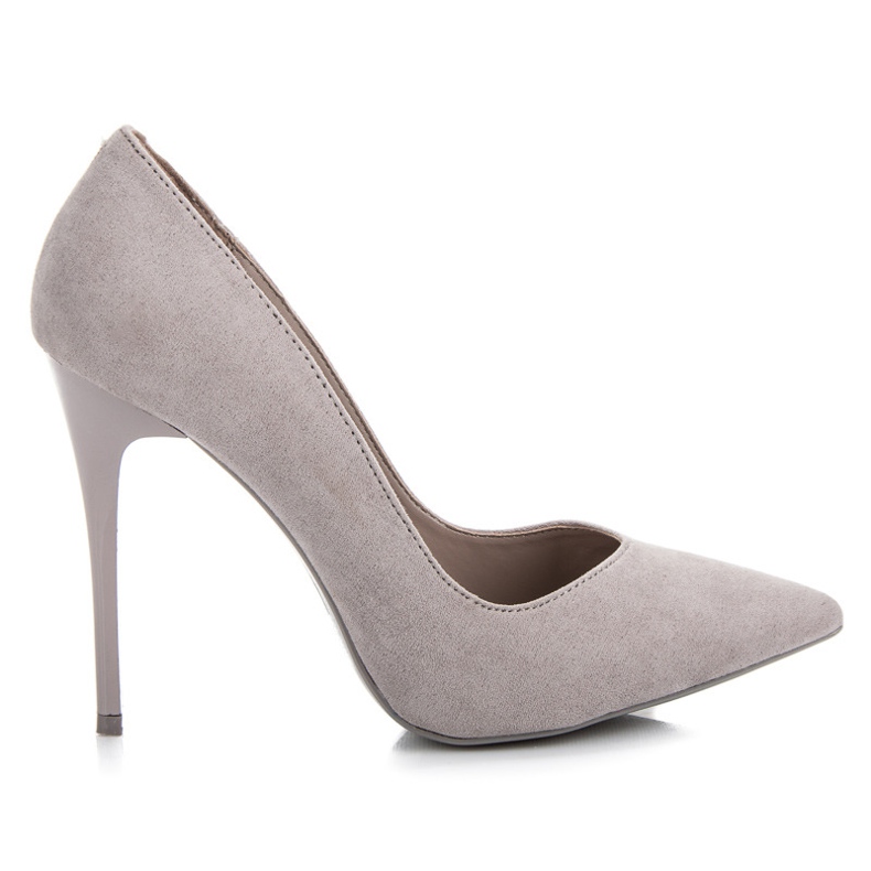 Vinceza Gray Suede Heels grey Vinceza Gray Suede Heels grey