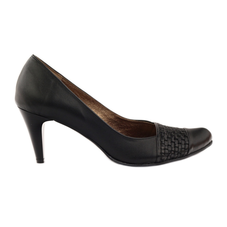 Leather Pumps Black PEES 263