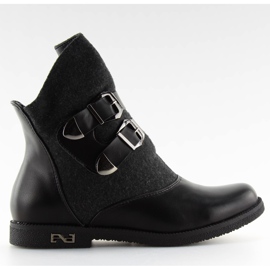 Boots felt uppers black X659-1 black