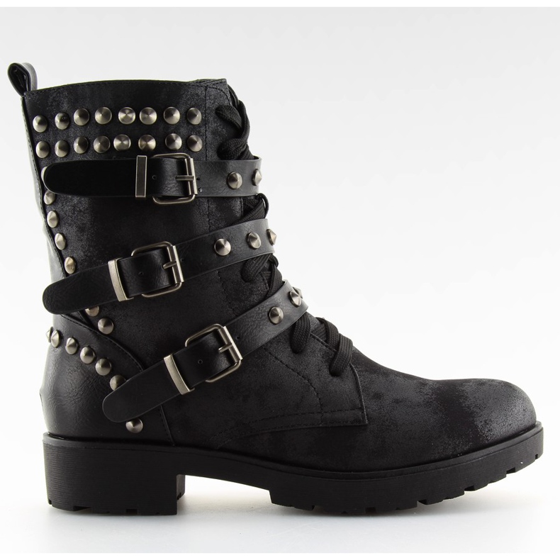 Black boots black FC-H123