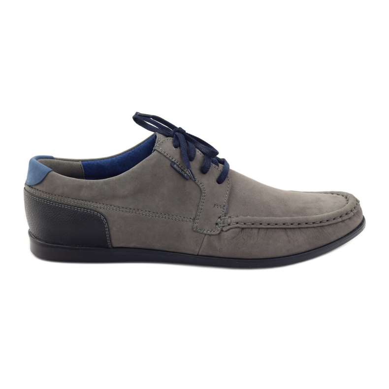 Badura 3175 gray sports shoes navy blue blue grey