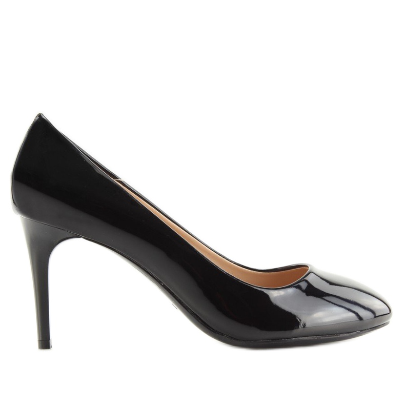 Pumps for women black lacquered L7073 Black