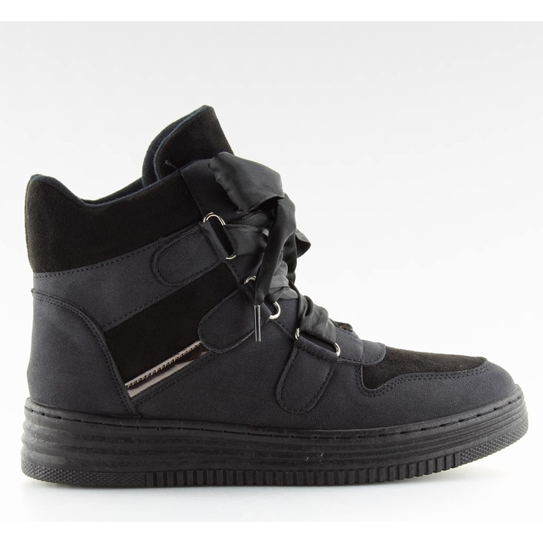Ankle-high sneakers black AB-15 black