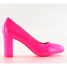 Pumps with wide heels pink B-59 Fushia Pumps with wide heels pink B-59 Fushia