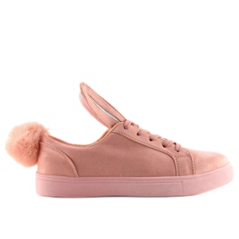 Sneakers With Damage Pink 6179 Pink
