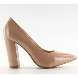 Beige high heels FM4096 Nude