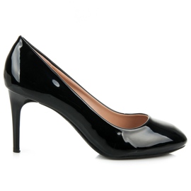 Danic Black Lacquered Pumps