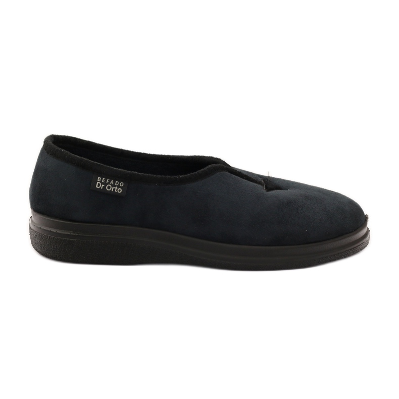 Befado women's shoes moccasins Dr.Orto slippers black