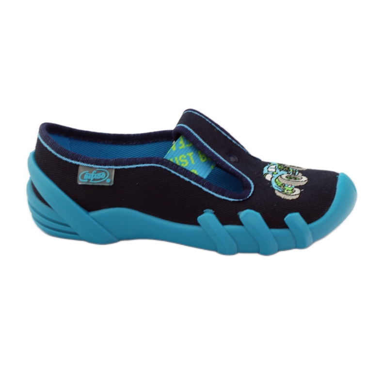 Befado children's shoes slippers 290x161 navy blue blue green