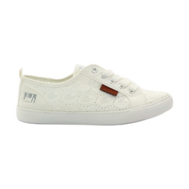 Big star 274925 tied sneakers white grey Big star 274925 tied sneakers white grey