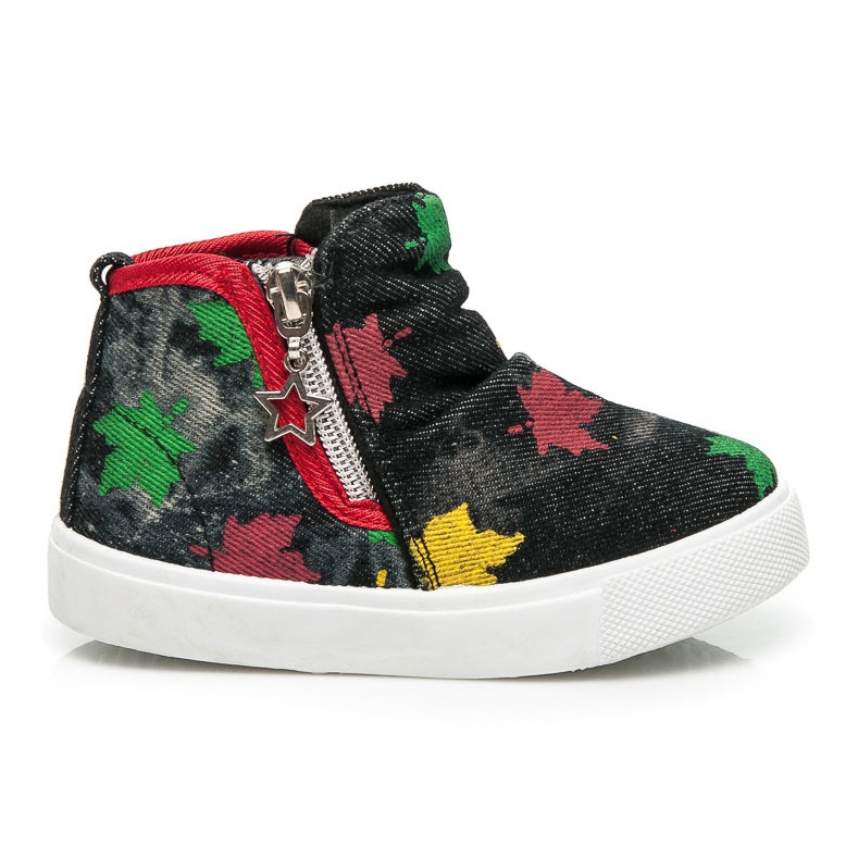 Baby High sneakers star black Baby High sneakers star black