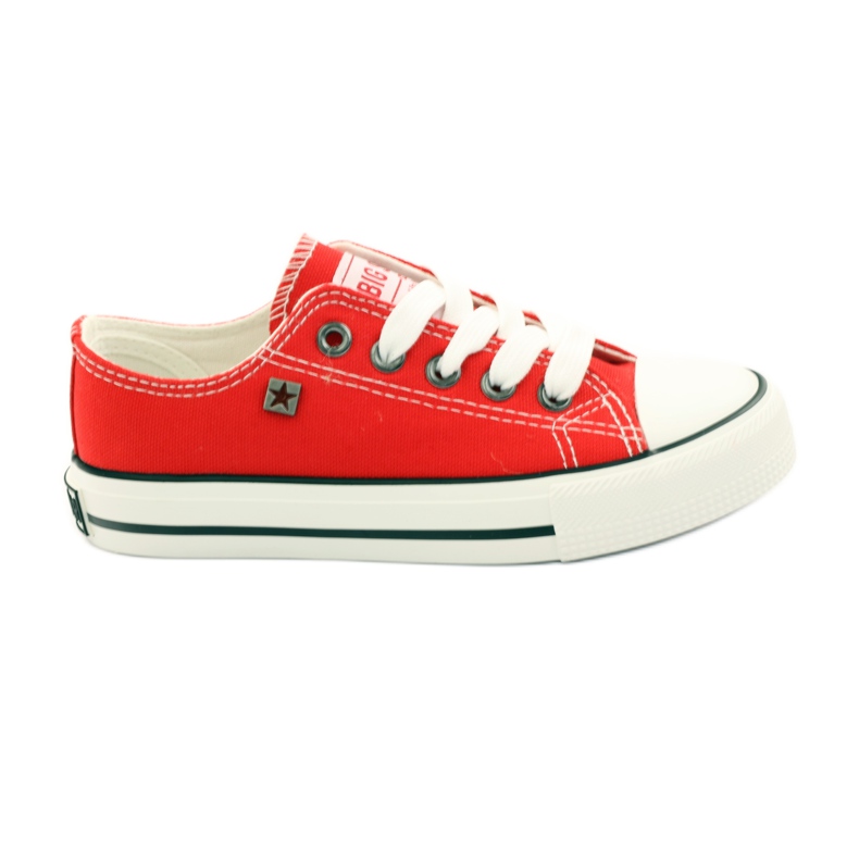 Big star 374002 tied sneakers red white