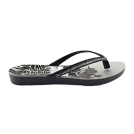 Black and silver Inblu ME14 flip-flops grey