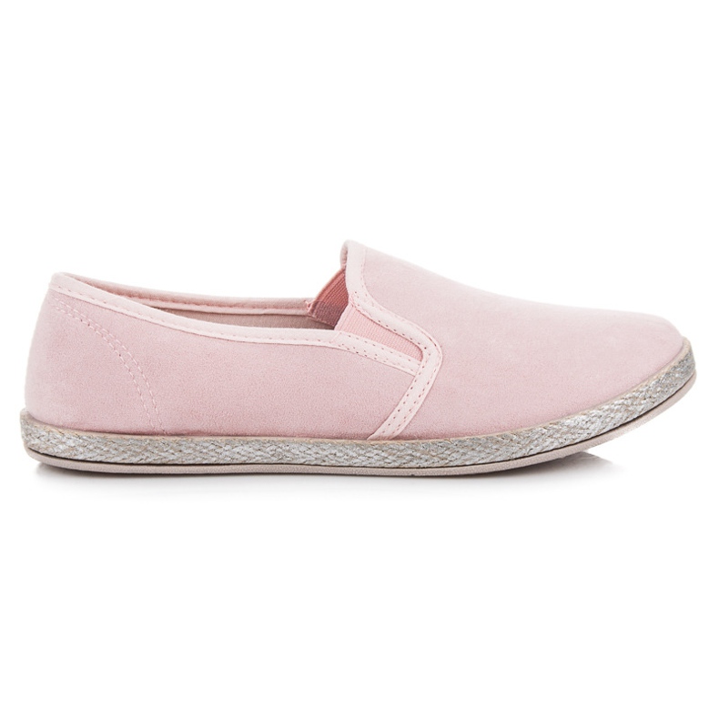 Mckeylor Suede espadrilles slip on pink