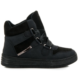 Sport High-top sneakers with a ribbon black