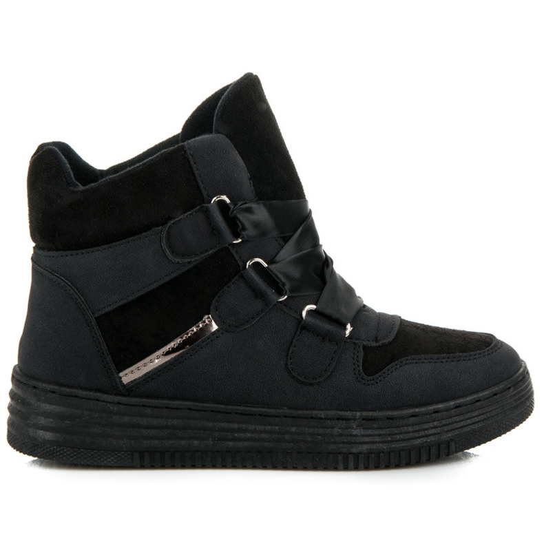 Sport High-top sneakers with a ribbon black
