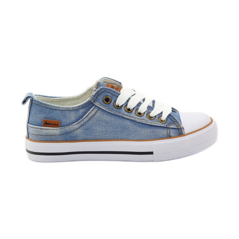 American Club American jeans sneakers blue brown