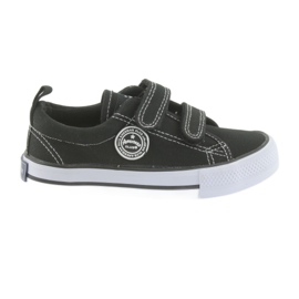 American Club American children's brush sneakers black Velcro American Club American children's brush sneakers black Velcro