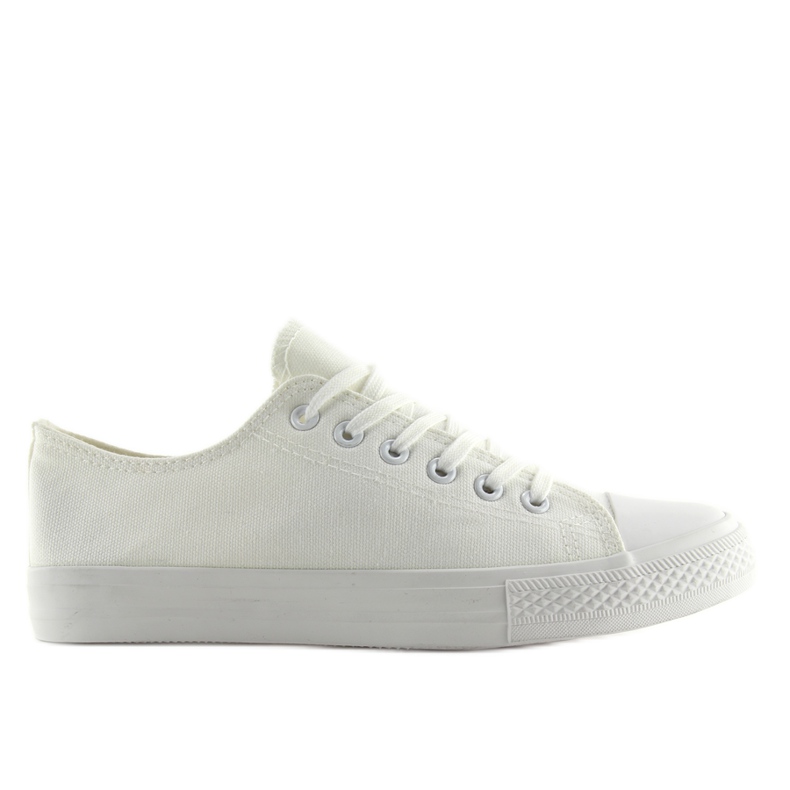 Women's white monocolour sneakers
