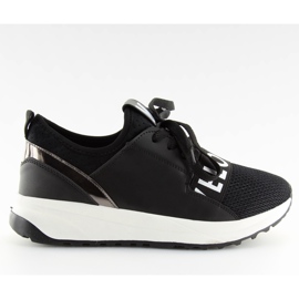 Women's black sports shoes NB155P Black white grey Women's black sports shoes NB155P Black white grey