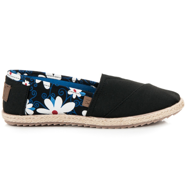 Mckeylor Espadrilles with flowers black