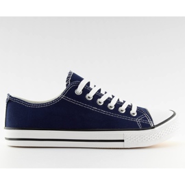 Classic women's sneakers navy blue