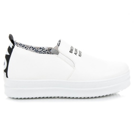 Mckeylor Slip-on sneakers on the platform white