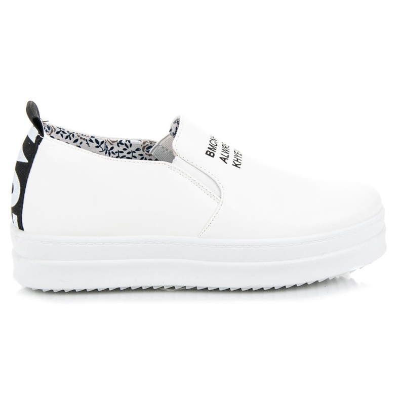 Mckeylor Slip-on sneakers on the platform white