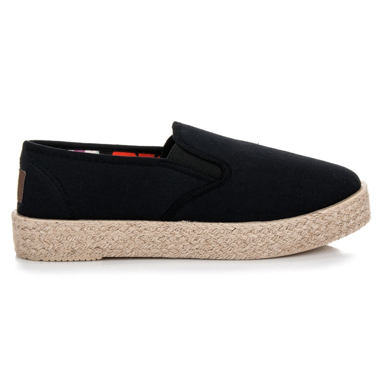Mckeylor Black Espadrilles On The Platform