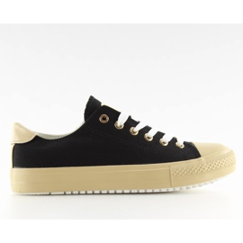 Black women's sneakers BL97P black