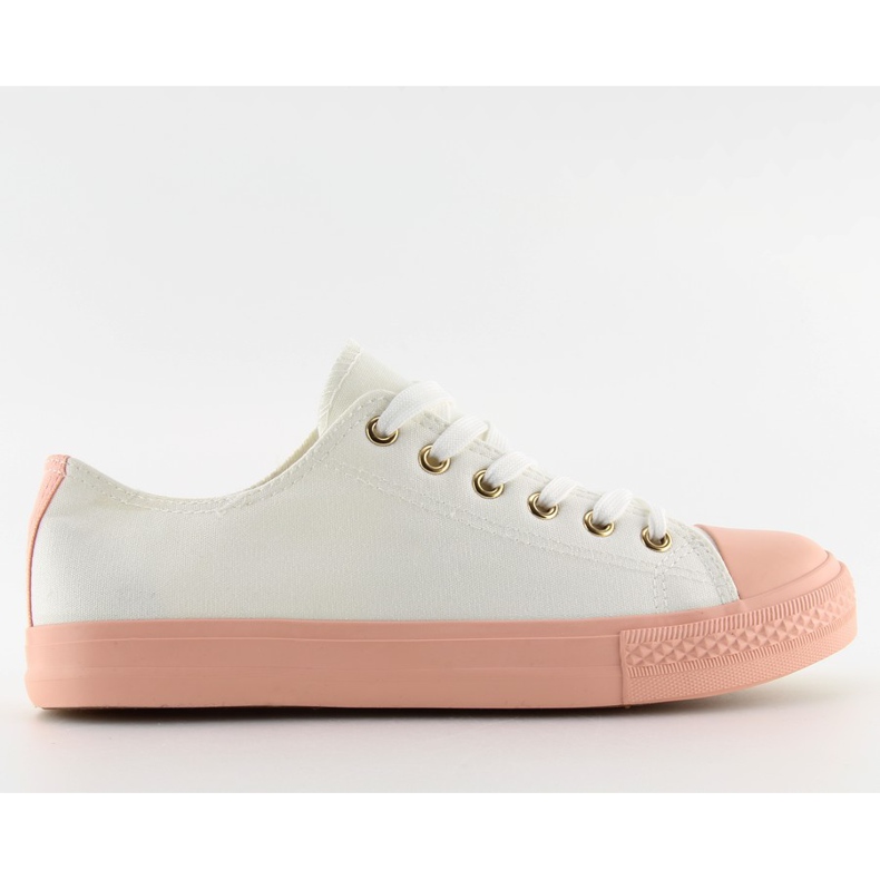 Women's sneakers white-pink WHITE / PINK