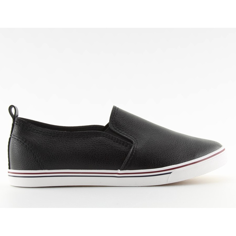 Sneakers slip-on black face black xl08p Black Sneakers slip-on black face black xl08p Black