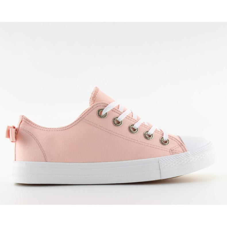 Women's sneakers with a bow pink 8935 Pink Women's sneakers with a bow pink 8935 Pink