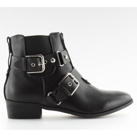 Women's Booties Jodhpur Black 688-16