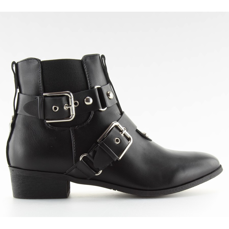 Women's Booties Jodhpur Black 688-16