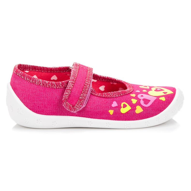 Reweks Pink Velcro Slippers