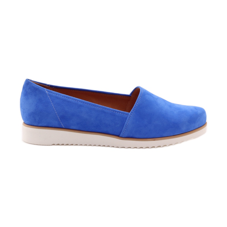 Badura Blue women's leather shoes