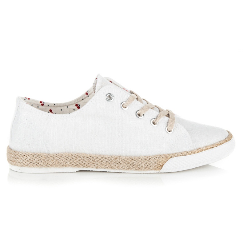 Kylie Lace-up espadrilles white