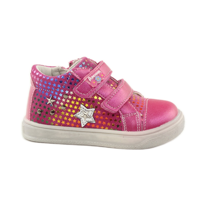 American Club Comfortable sports shoes with the star American 703925 pink
